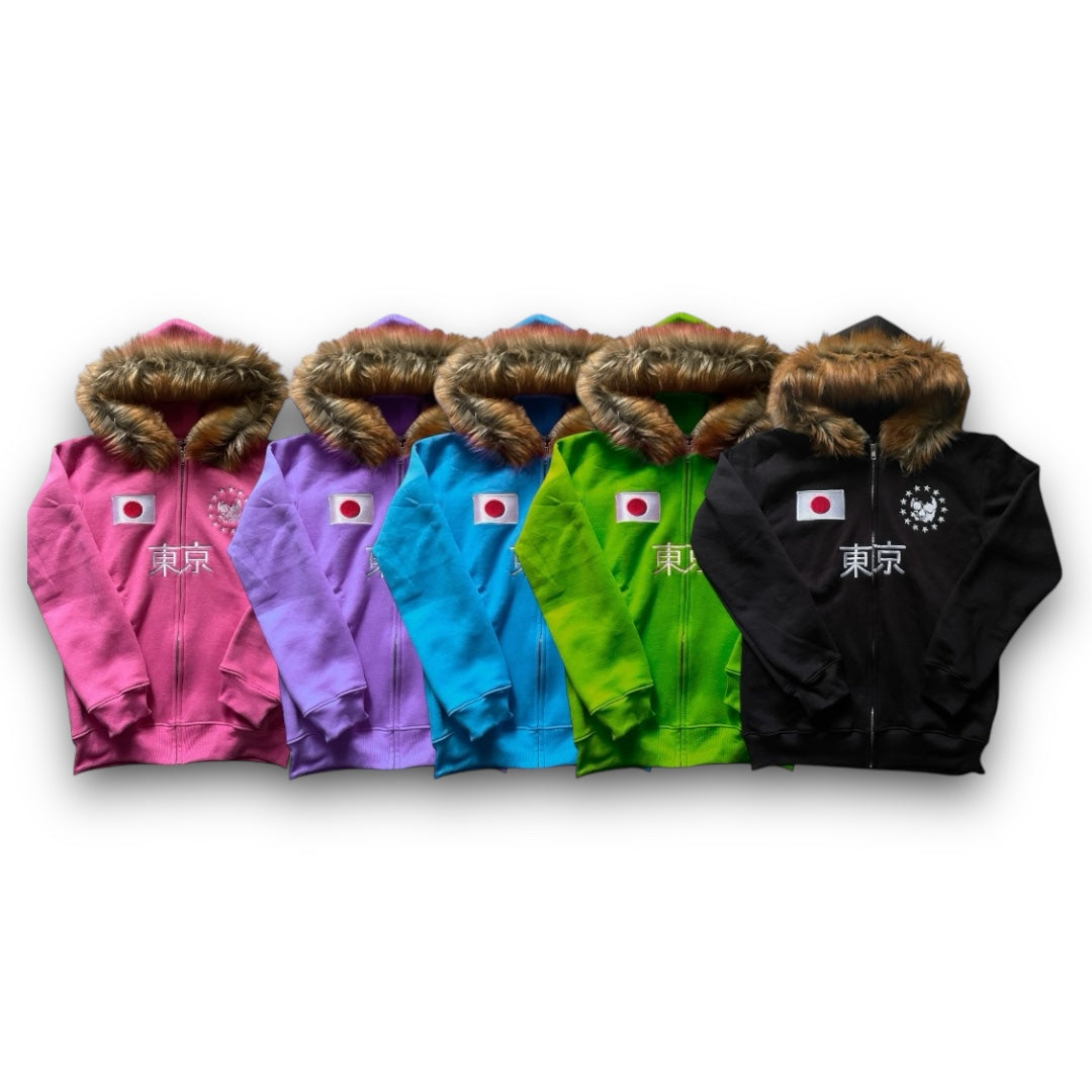 Japan Fur hoodie